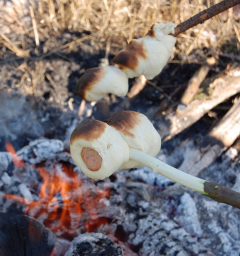 Wurst im Teig