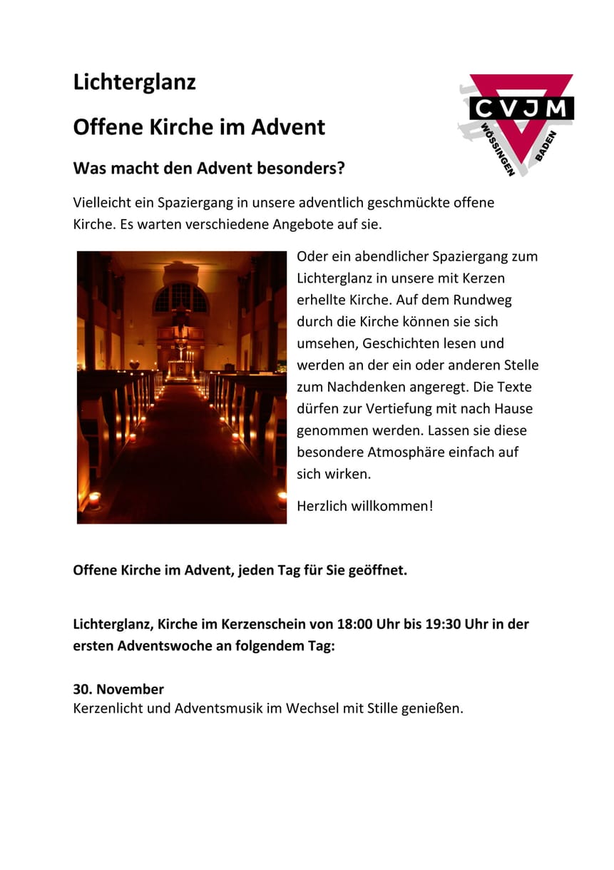 Offene Kirche