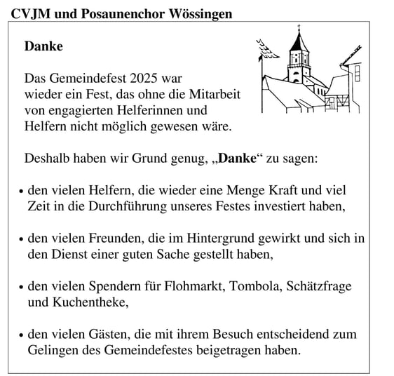 Gemeindefest